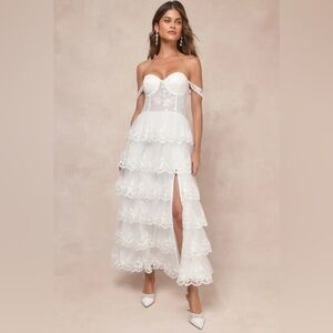 Dreamy white party dress